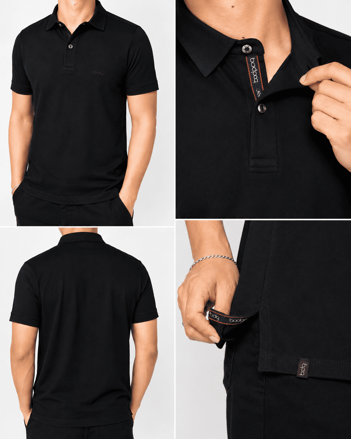 Camisa Polo Masculina Oliveiras Tons Escuros