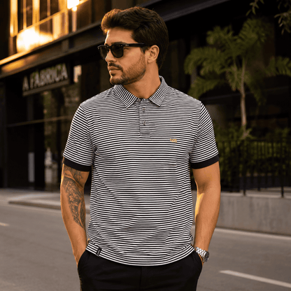 Camisa Gola Polo Porto Bicolor