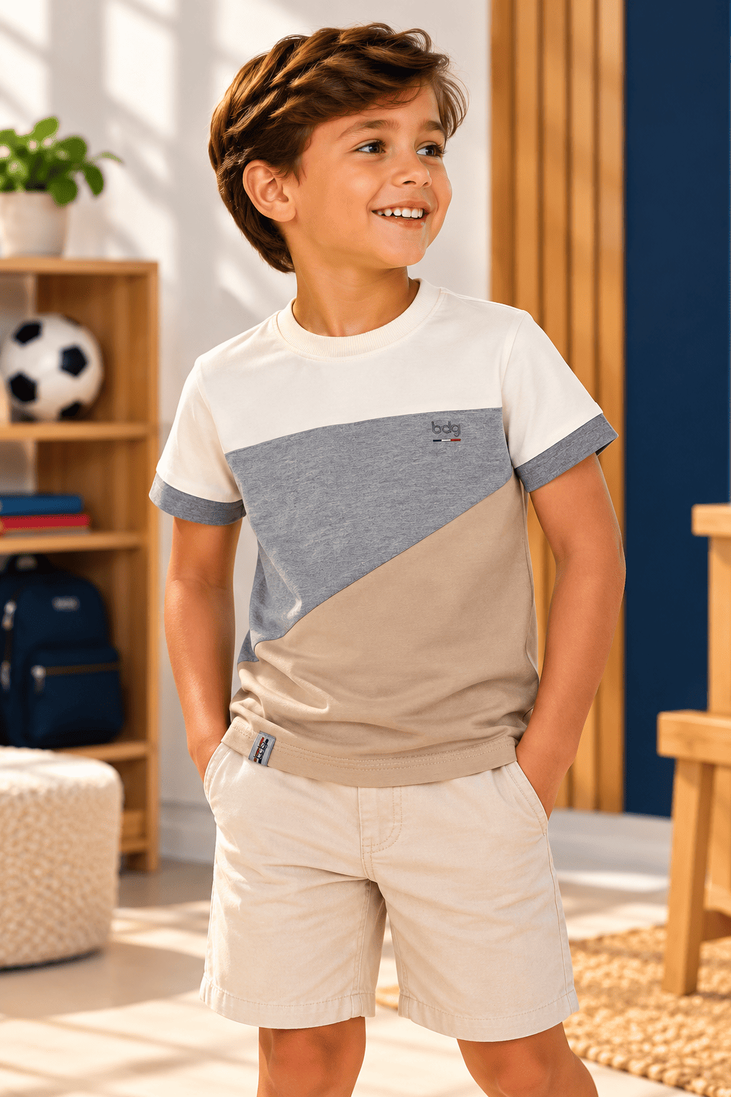 Camisa Infantil Lille Recortes