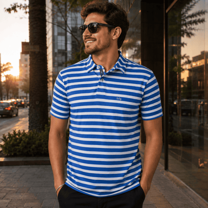 Camisa Gola Polo Porto Fino Bicolor