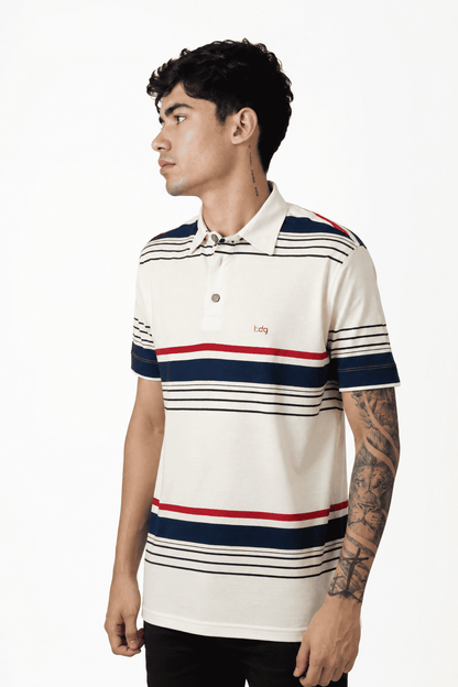 CREME/AZUL/VERMELHO