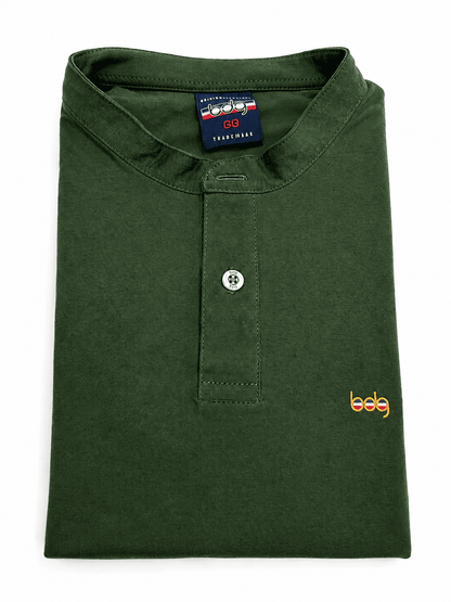 Camisa Masculina Gola Padre Oliveiras Tons Escuros