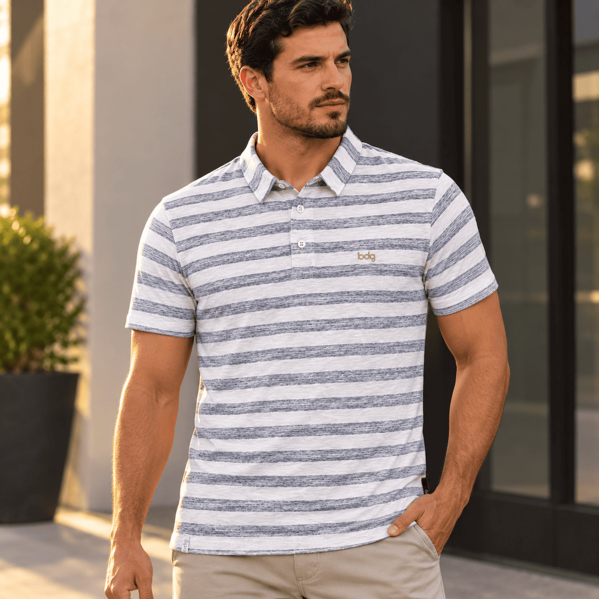 Camisa Gola Polo Oliveiras Mescladas