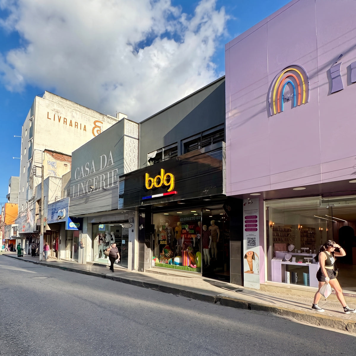Fachada da loja BDG Suits na Rua Duque de Caxias, centro de Caruaru