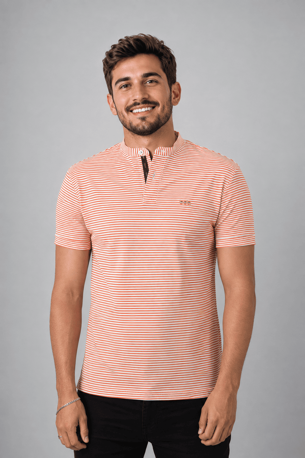 Camisa Gola Padre Quebec Estampada