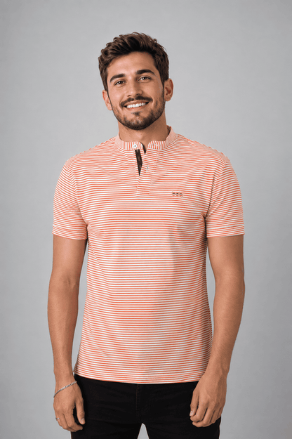 Camisa Gola Padre Quebec Estampada