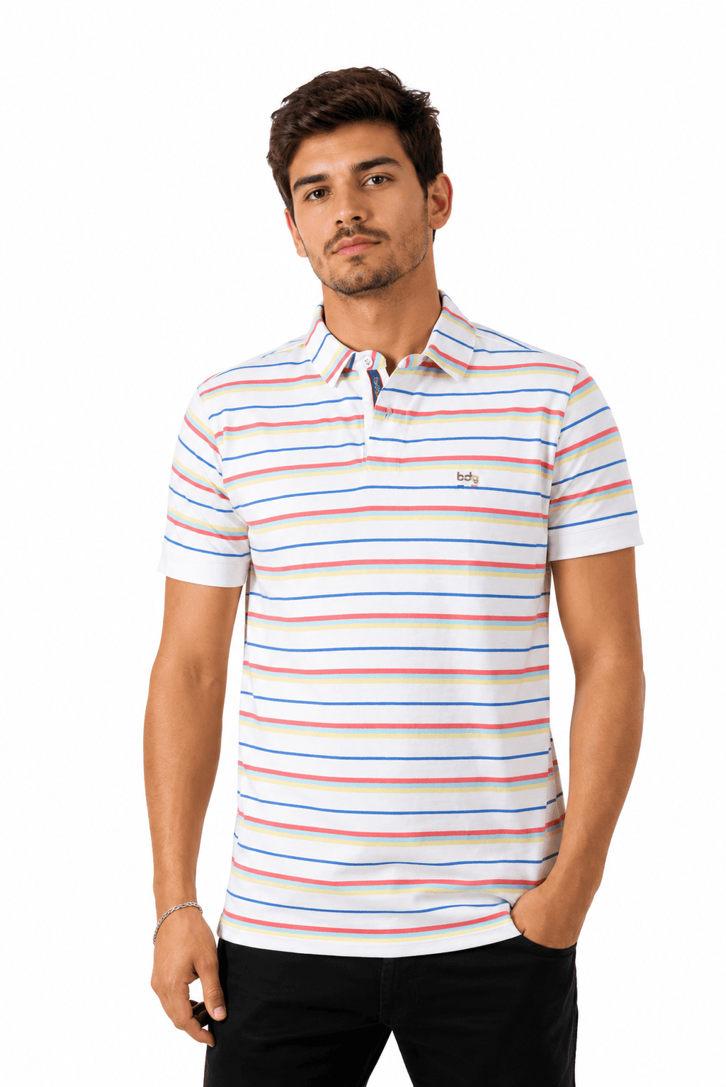 Camisa Gola Polo Porto Bicolor