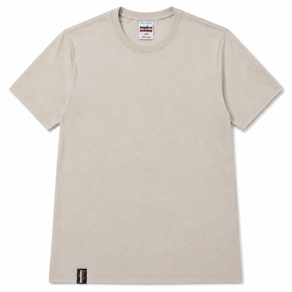 Camisa Masculina Gola Careca Básica sem Bordado Tons Claros