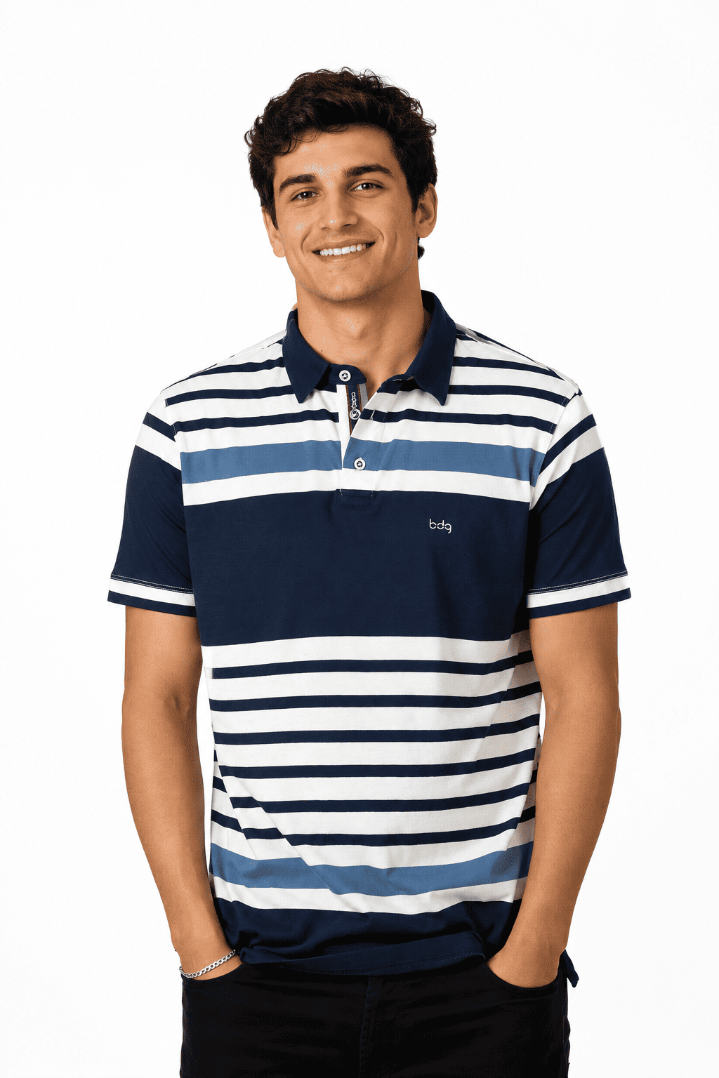 BRANCO/AZUL CLARO/AZUL ESCURO