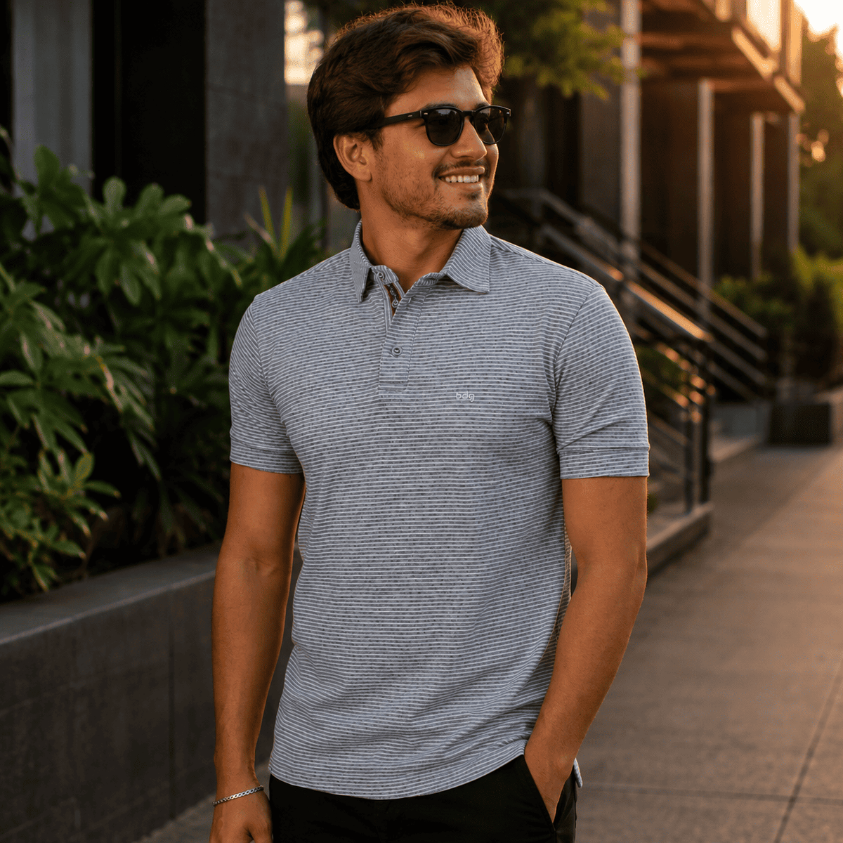 Camisa Gola Polo Porto Fino Bicolor